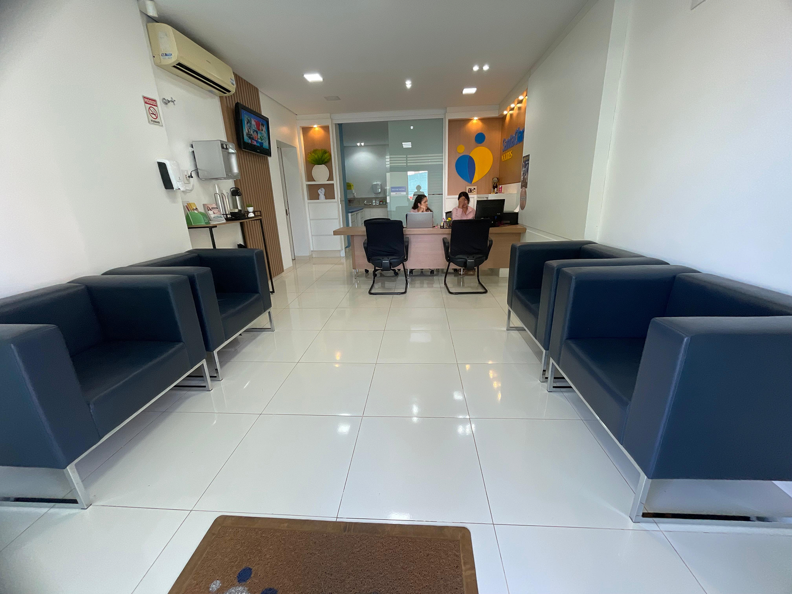 Sala de espera aconchegante